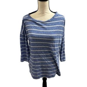 STRIPED TUNIC WITH HIGH SLITS